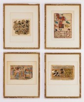 GROUP OF 4 ETHNOGRAPHIC PICTUR