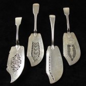 Group of (4) Georgian Sterling