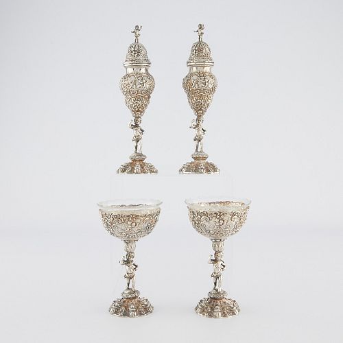 GROUP OF 4 GERMAN 800 SILVER