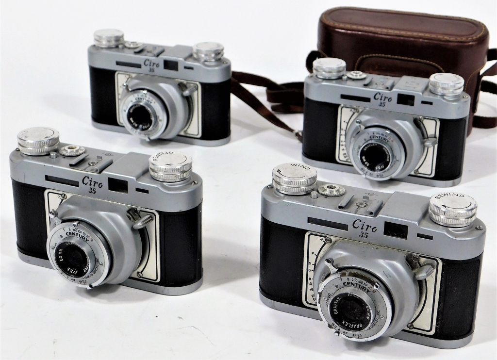 GROUP OF 4 GRAFLEX CIRO 35