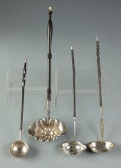 Group of 4 Hot Toddy Spoons 18