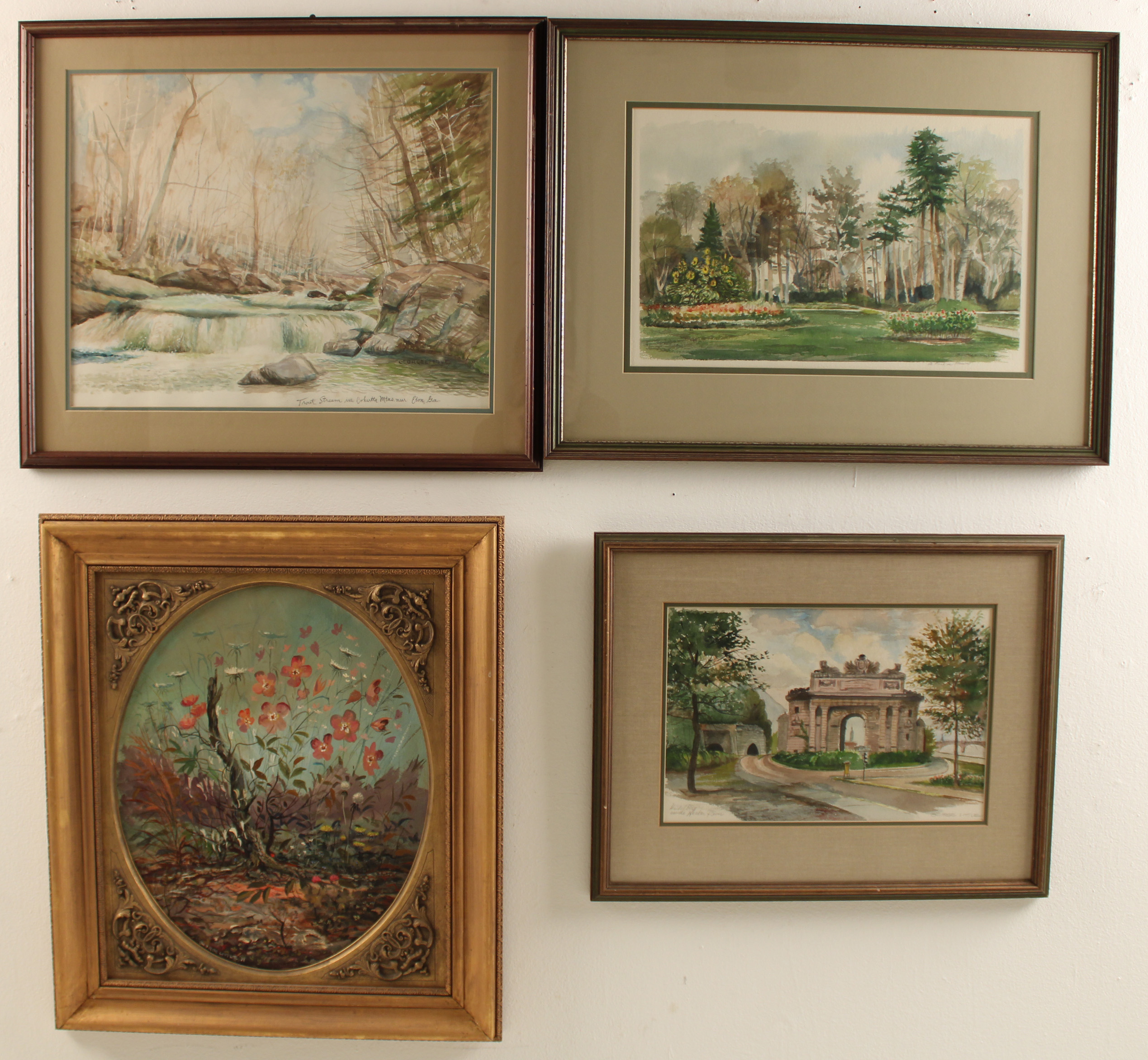 GROUP OF 4 MISC WORKS FROM LOCAL