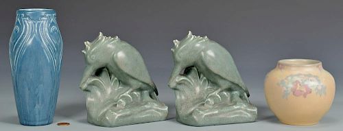 GROUP OF 4 PCS. ROOKWOOD ART