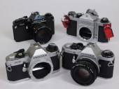 GROUP OF 4 PENTAX 35MM SLR CAM