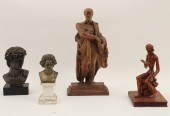 GROUP OF 4 SCULPTURES Group of