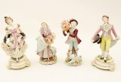 GROUP OF 4 SITZENDORF DRESDEN
