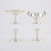 GROUP OF 4 STERLING SILVER OBJ