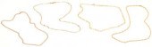 GROUP OF 4 YELLOW GOLD NECKLAC