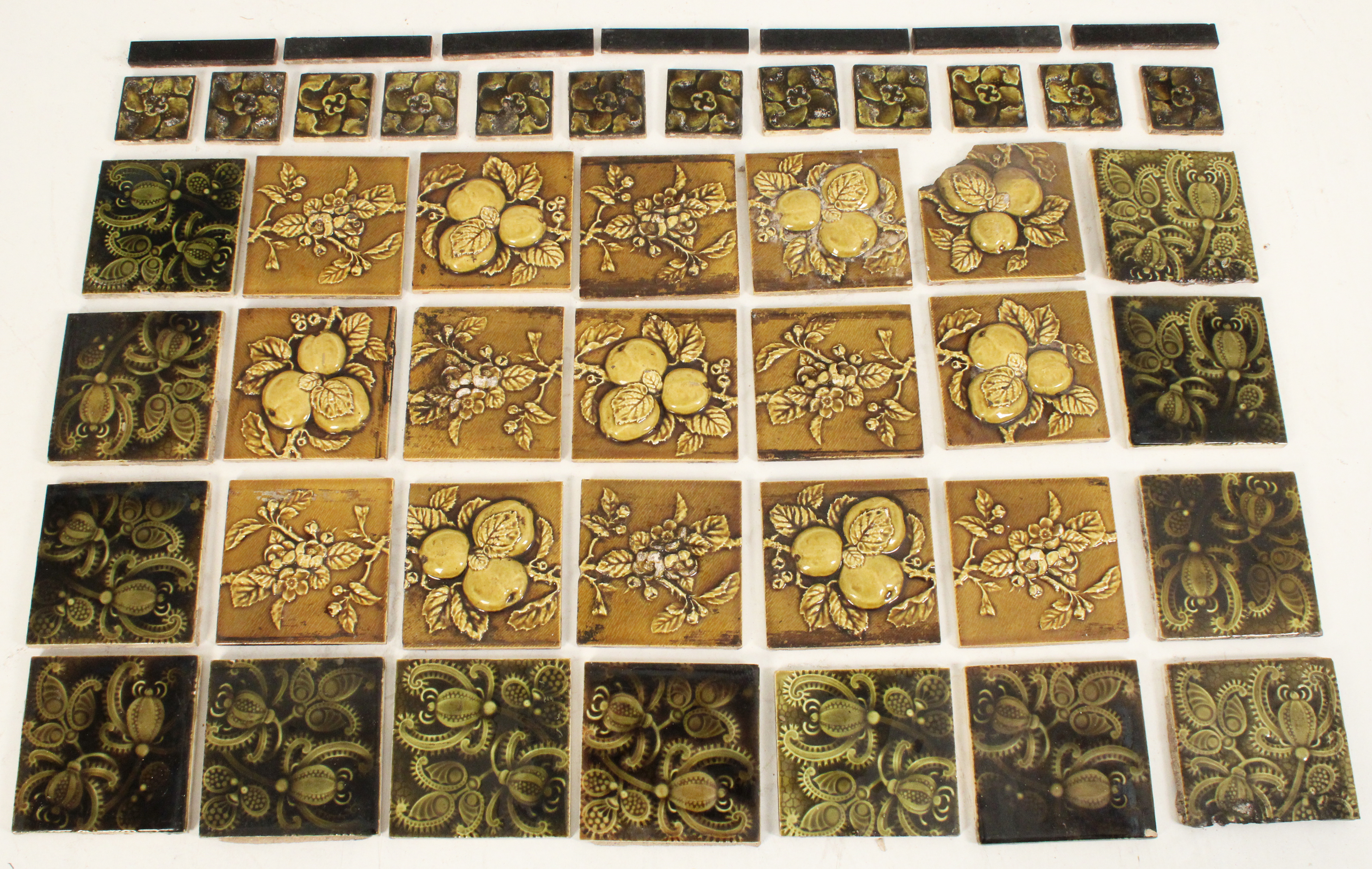 GROUP OF 40+ GLAZED SPAINISH