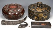 GROUP OF 5 ASIAN DECORATIVE IT