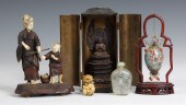 Group of 5 Asian Items L to R:
