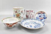 GROUP OF 5 CHINESE DISH ,BOWL,