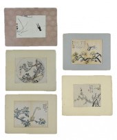 GROUP OF 5 CHINESE PAINTING ,Q