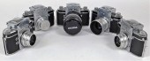 GROUP OF 5 IHAGEE EXA SLR CAME