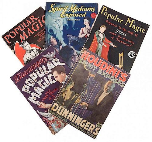 GROUP OF 5 MAGIC PULPS BY OR ON