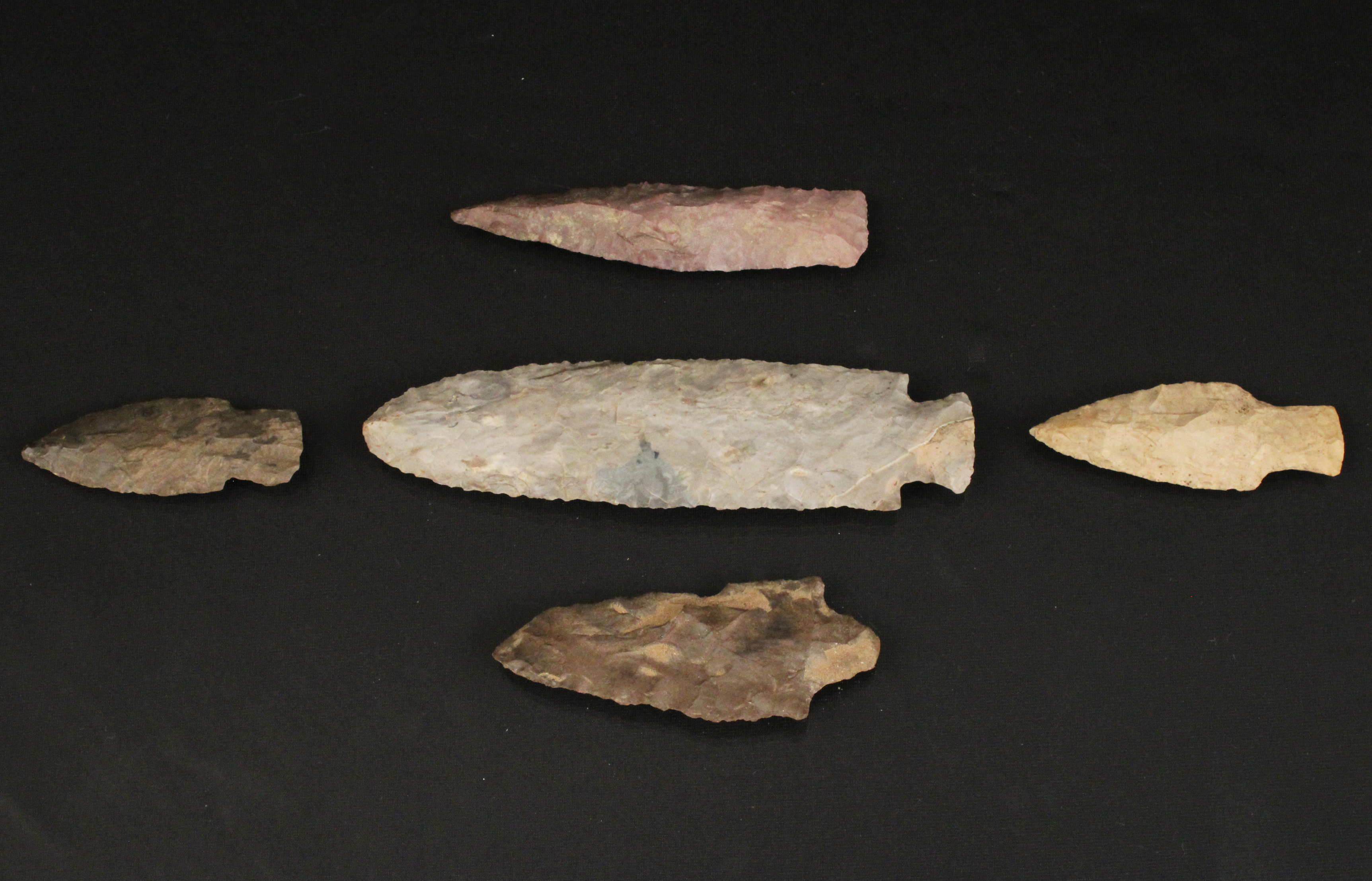 GROUP OF 5 PALEOAMERICAN CLOVIS