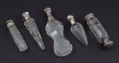 GROUP OF 5 STERLING MOUNTED CR