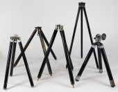 GROUP OF 5 VINTAGE FOLDING TAB