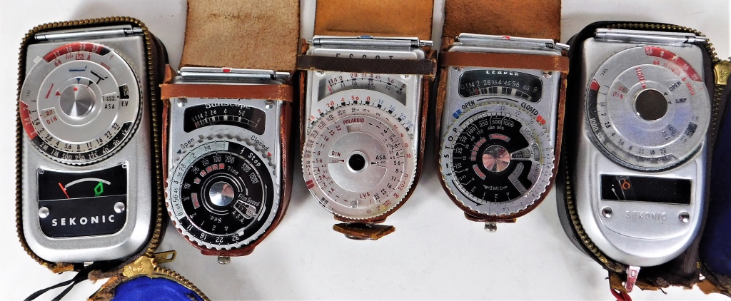 GROUP OF 5 VINTAGE SEKONIC EXPOSURE