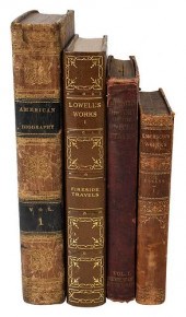 GROUP OF 50 LEATHERBOUND BOOKS