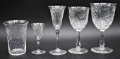 GROUP OF 50 PIECES OF ETCHED G