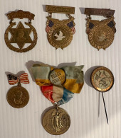GROUP OF 6 ANTIQUE 19TH CENTUR