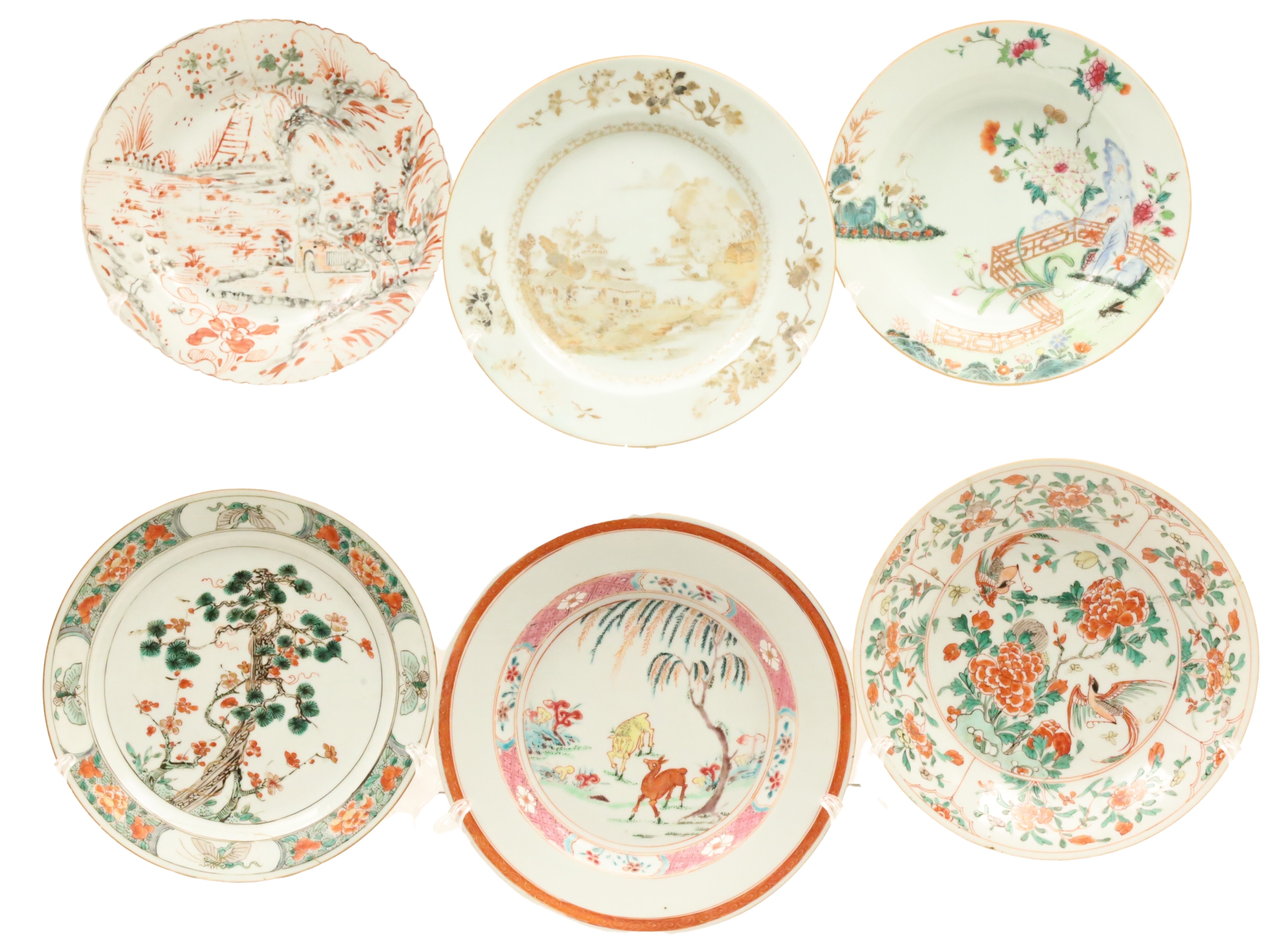 GROUP OF 6 ANTIQUE CHINESE
