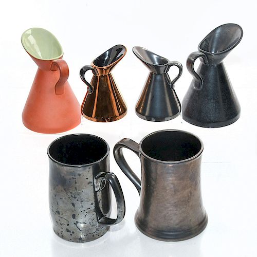 GROUP OF 6 BESWICK LUSTRE