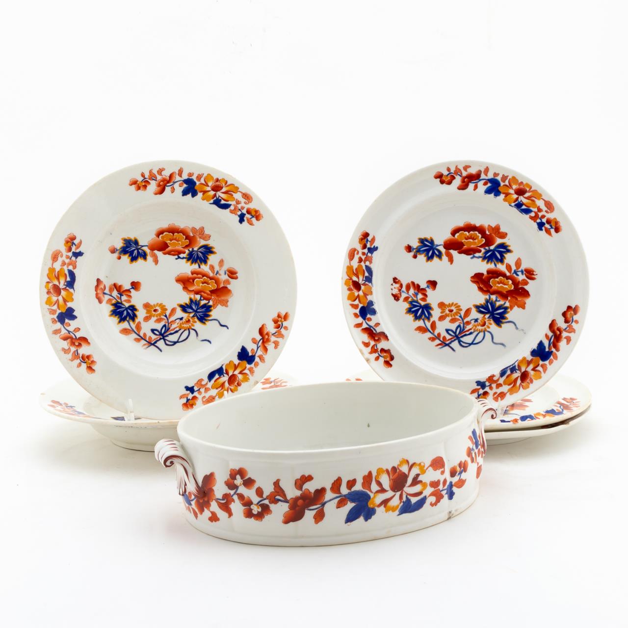 GROUP OF 6 CHAMBERLAIN IMARI
