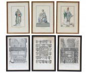 GROUP OF 6 FRENCH ENGRAVINGS I