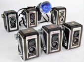 GROUP OF 6 KODAK DUAFLEX CAMER