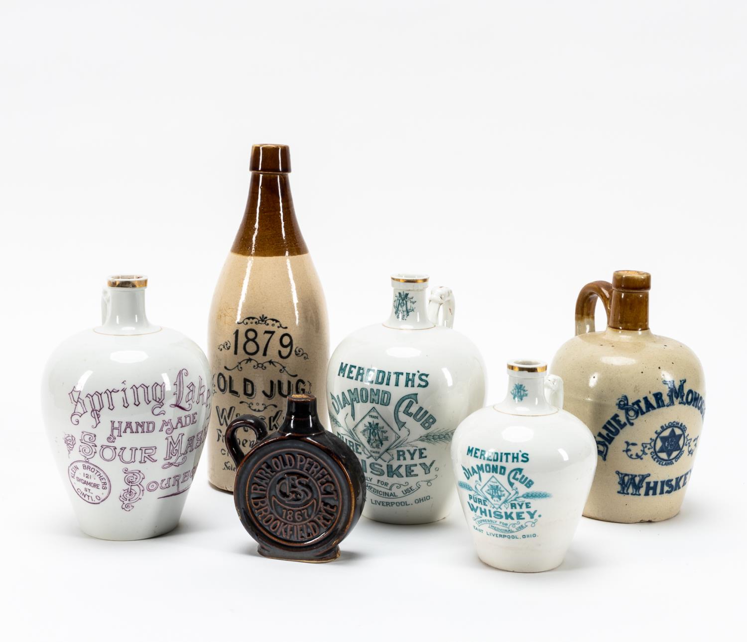 GROUP OF 6 OHIO WHISKEY ADVERTISING