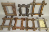 GROUP OF 6 SMALL TRAMP ART STY
