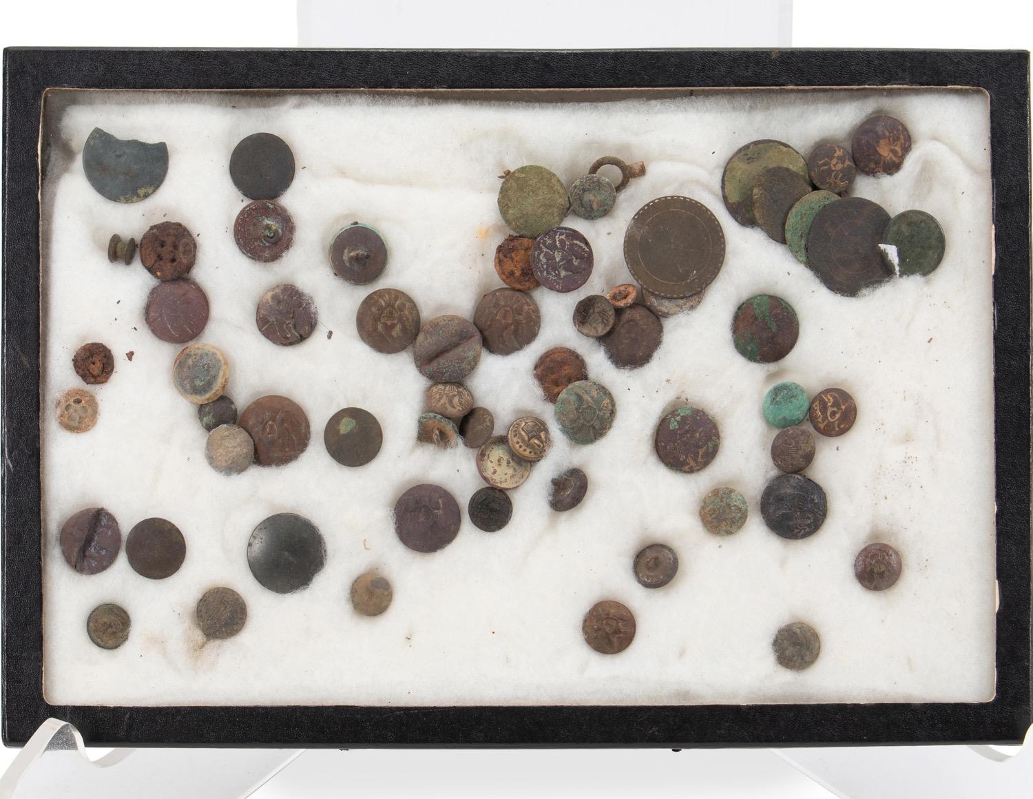 GROUP OF 60+ CIVIL WAR BUTTONS IN