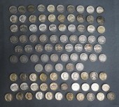 GROUP OF 61 WARTIME LOW-SILVER