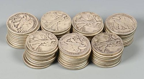 GROUP OF 69 US STANDING LIBERTY