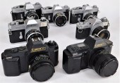 GROUP OF 7 CANON 35MM SLR CAME