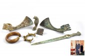 GROUP OF 7 CHINESE ANTIQUE BRO
