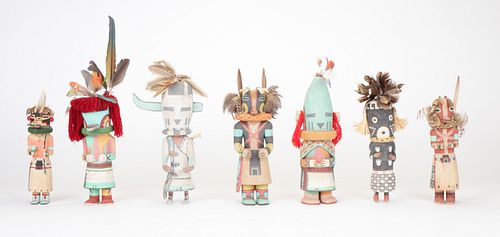 GROUP OF 7 HOPI KACHINA