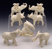 GROUP OF 7 LENOX PORCELAIN ELE