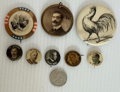 GROUP OF 8 ANTIQUE LATE 19TH C