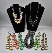 Group of 8 Necklaces by Joan R