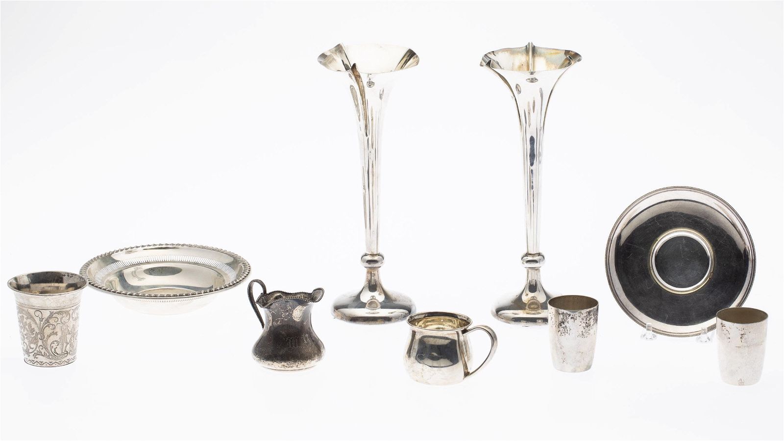 GROUP OF 8 PIECES OF STERLING