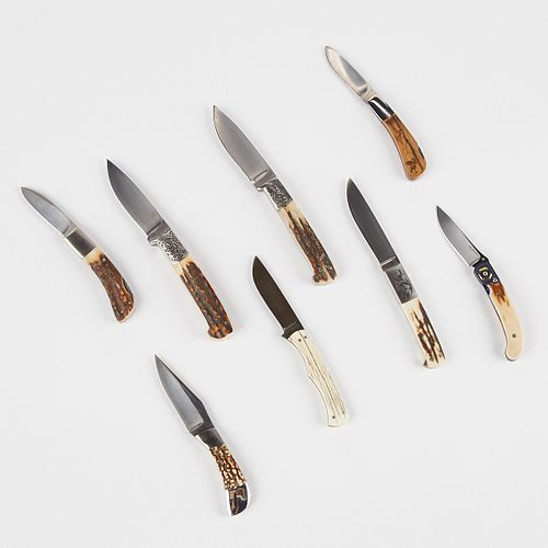 GROUP OF 8 R. B. JOHNSON KNIVES - 2