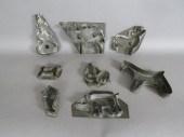 GROUP OF 8 TIN FIGURAL COOKIE