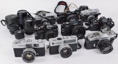 GROUP OF 9 KONICA 35MM CAMERAS