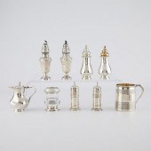 GROUP OF 9 STERLING SILVER SER
