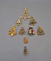 Group of 9 Vintage Christmas T