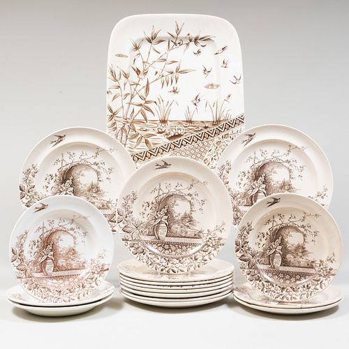 GROUP OF AESTHETIC HILL POTTERY