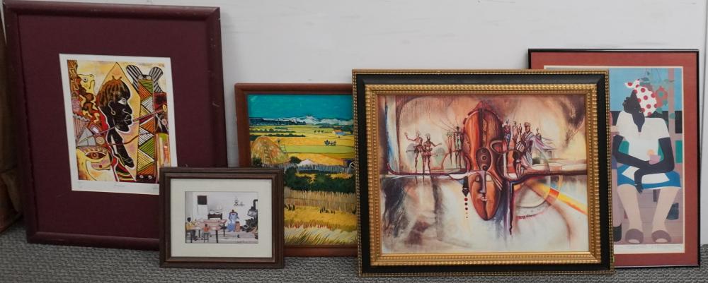 GROUP OF AFRICAN AMERICAN WORKS